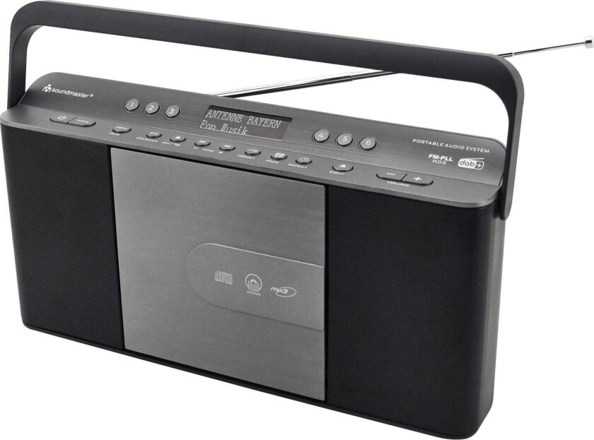Bilde av Bærbar Radio Med Forhåndsinnstillinger Og Cd-Spiller