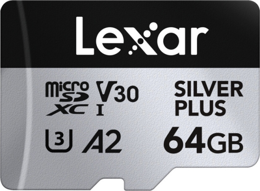 Minnekort Minne Micro Sdxc 64Gb Uhs-I/Lmssipl064g-Bnang Lexar