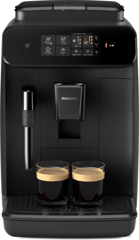 800 series EP0820/00, Espressomaskin, 1,8 l, Kaffe bønner, Malt kaffe, Innebygd kaffekvern, 1500 W, Sort