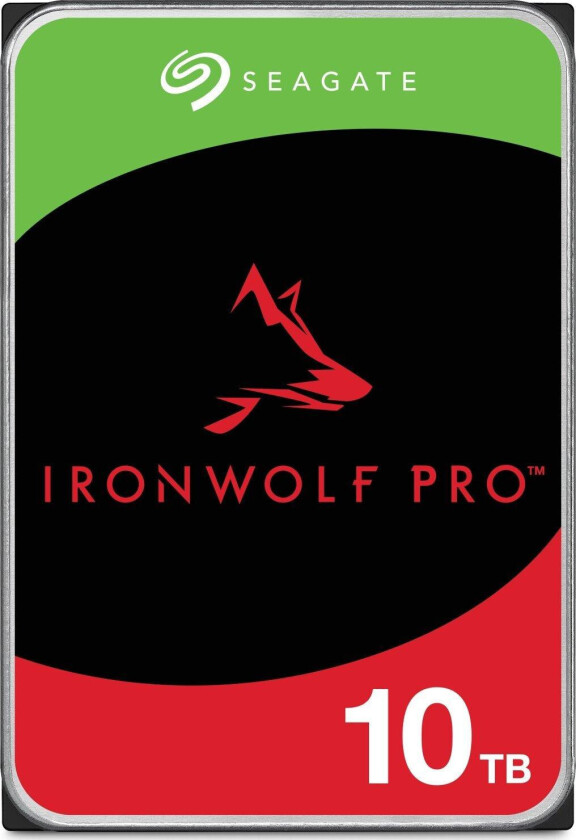 Bilde av IronWolf Pro ST10000NT001 - Harddisk - 10 TB - intern - 3.5 - SATA 6Gb/s - 7200 rpm - buffer: 256 MB - med 3-års Rescue Data Recovery