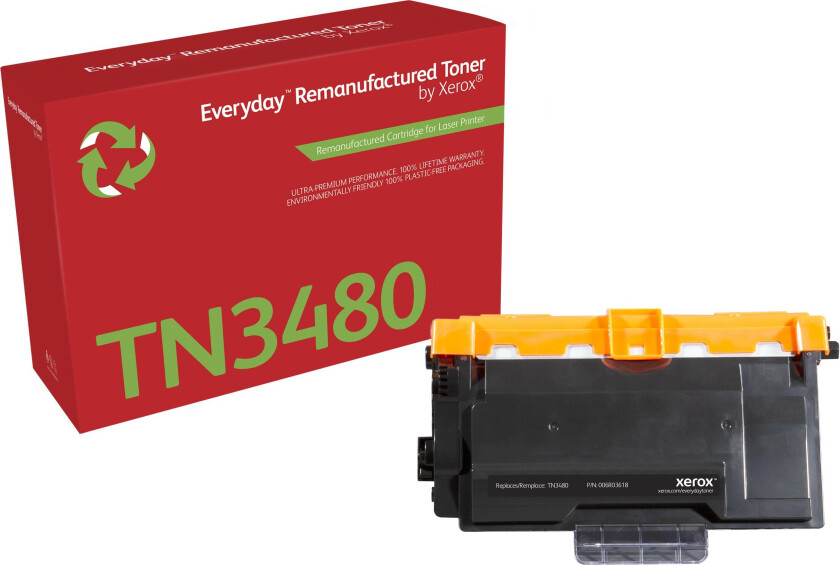 - Svart - kompatibel - tonerpatron (alternativ for: Brother TN3480) - for Brother HL-L5000, L5100, L5200, L6200, L6300, L6450, MFC-L5700, L6800, L6900, L6950, L6970