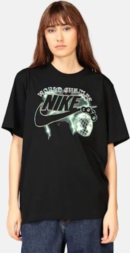 Sportswear Tee Short Sleeve, t-skjorte, dame BLACK