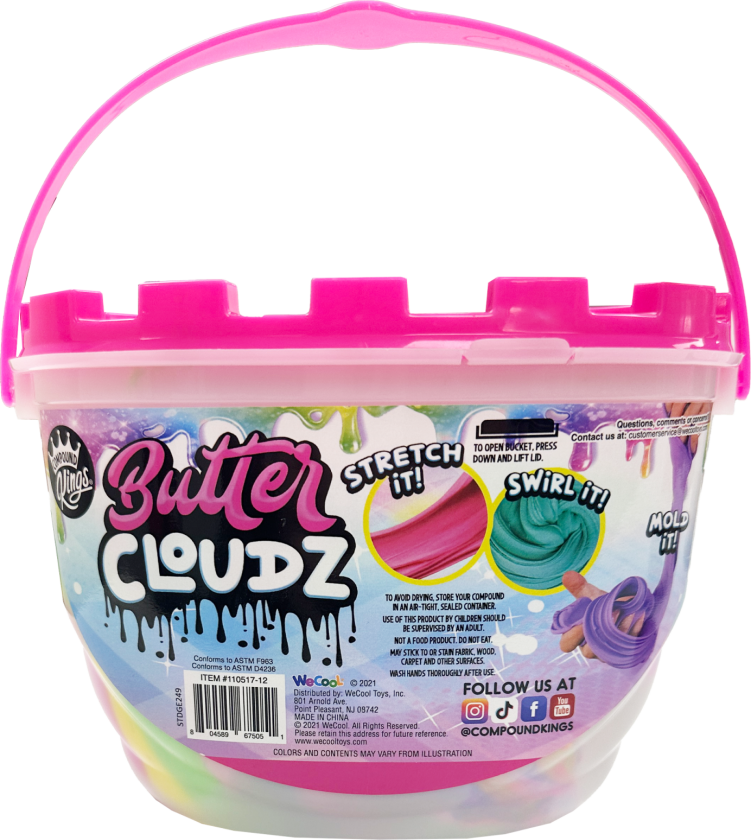 - - Butter Cloudz 380 g, Rainbow Cotton Candy, NON SCENT (40269)