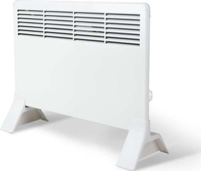 ENSTO Radiator BETA 500W 389x585mm med termin. ned. plugg og føtter uten støtte montering BETA5-MP