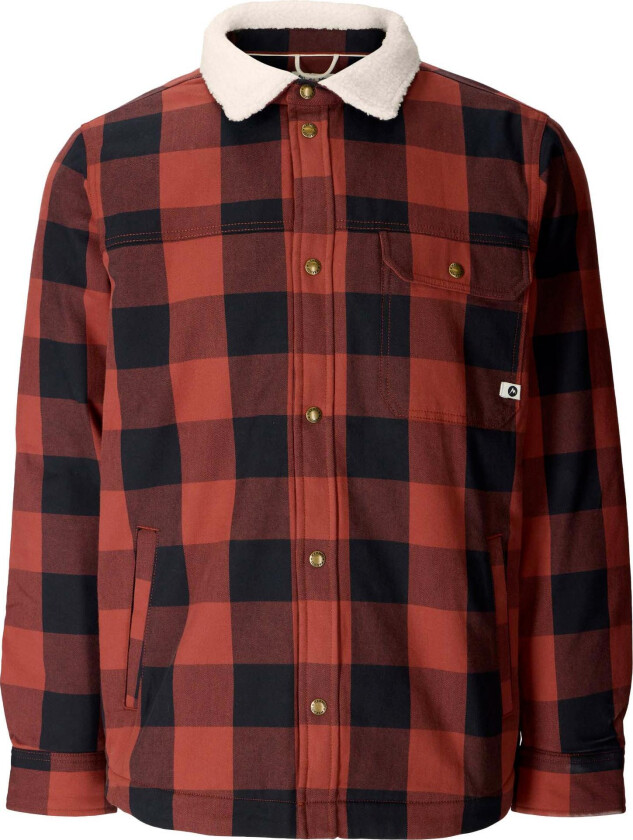 Men's Hidden Peaks Shirt Jacket Pecan Buffalo Plaid