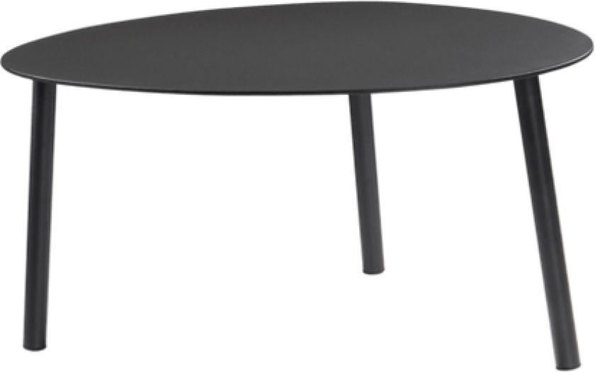 sofabord 56x70 cm Svart