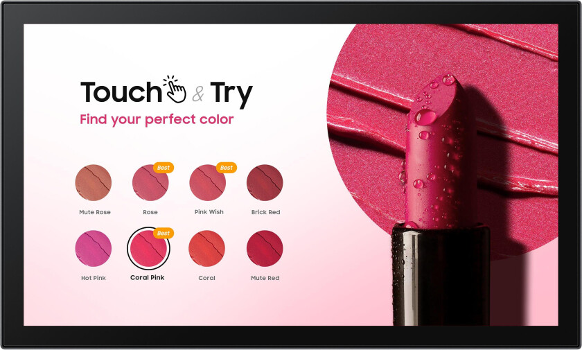 Bilde av Qb13c-t Small Touch Signage 13" Ads 500cd/m² 1920 × 1080pixels