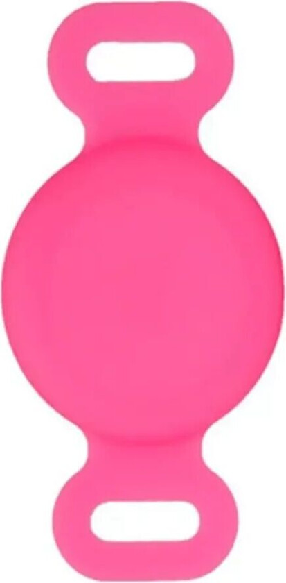 AirTag Silikondeksel for Halsbånd - Rosa