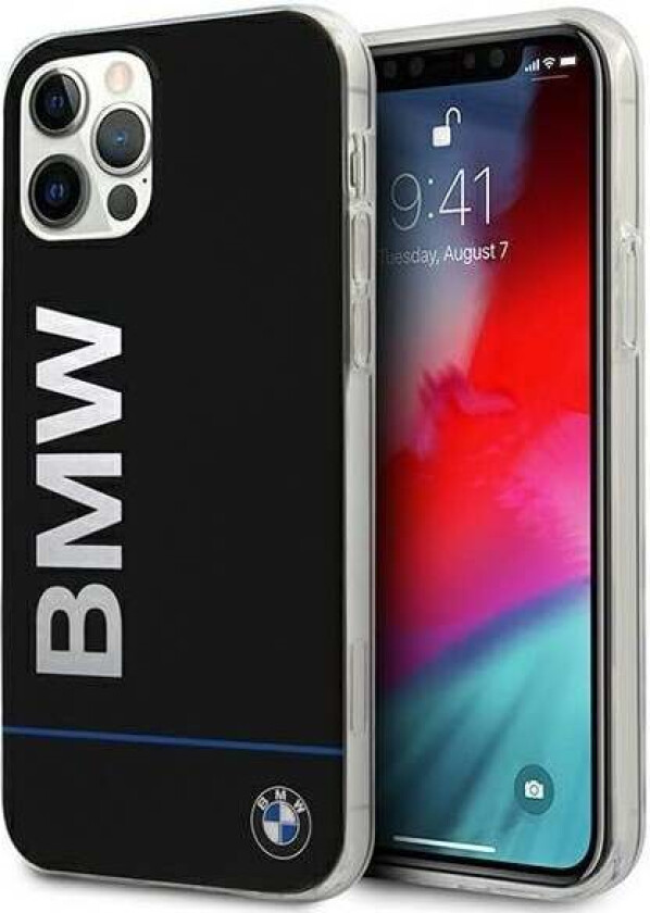 Hardcase Signature Printed Logo Case for iPhone 12 / 12 Pro - Black