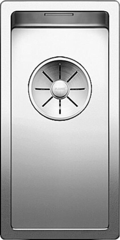 Claron 180-U kjøkkenvask, 22x44 cm, rustfritt stål