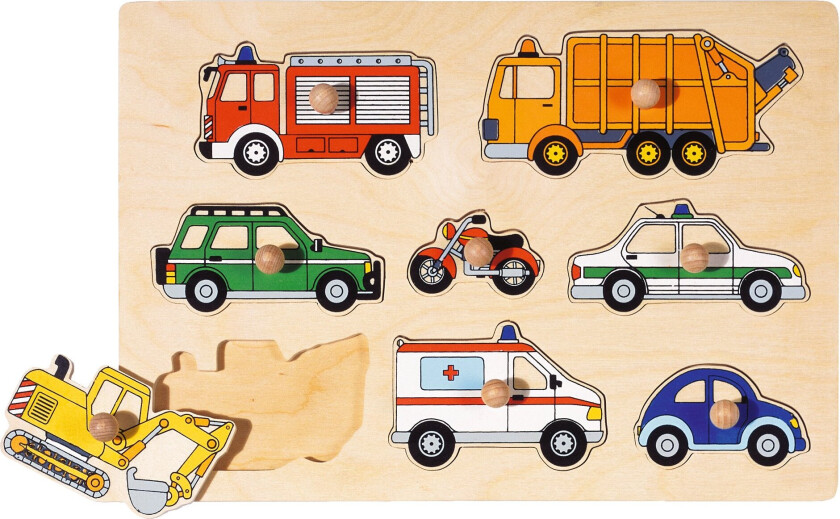 GOKI - Means of transport, lift-out puzzle - (57996)