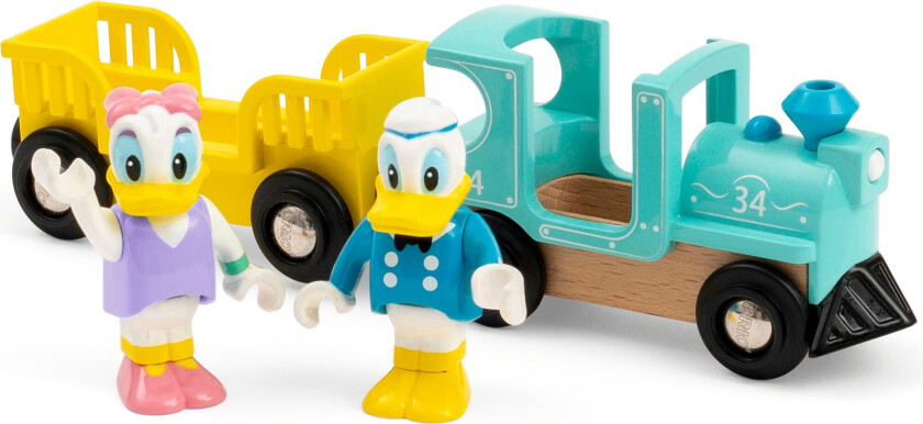 Brio Disney Mickey And Friends - Donald Og Dolly Duck Med Tog