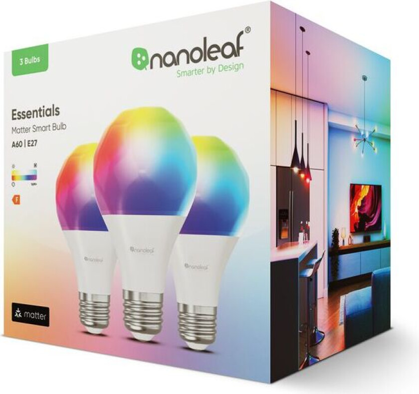 - Essentials Matter Smartpære E27 - 3PK