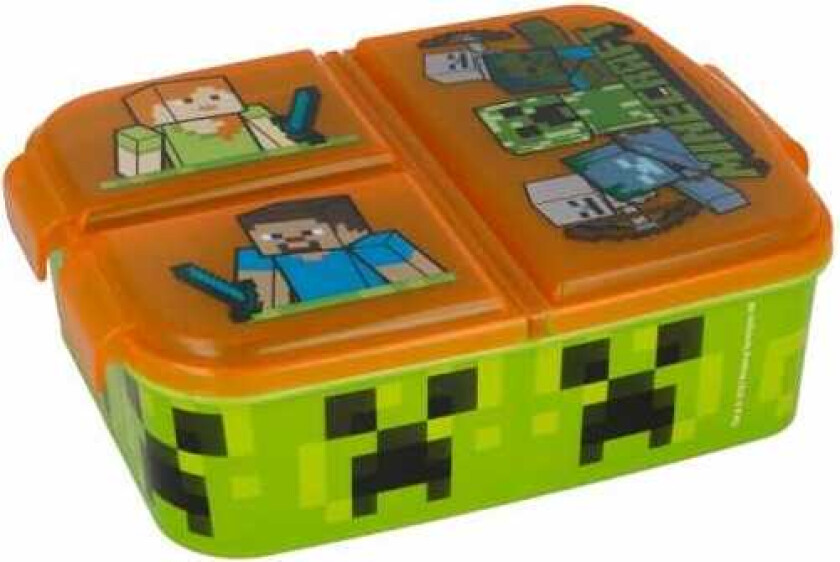Euromic - Multi Compartment Sandwich Box - Minecraft (088808735-40420)