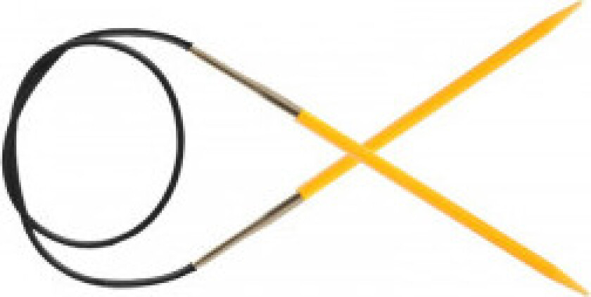 Trendz Akryl rundpinner 120cm 4.00mm / 47.2in US6 Oransje