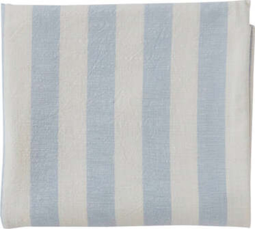- Striped Tablecloth 200x140 cm - Ice Blue (L300301)