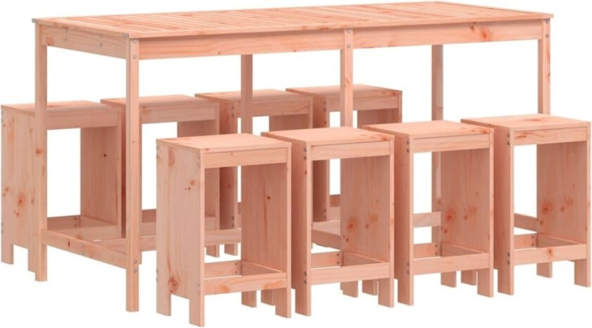 Hagebarsett 9 deler heltre douglasgran