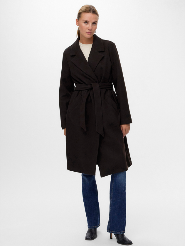 Fortuneaya Long Coat - Brun - Dame - Jakker - Høstjakker