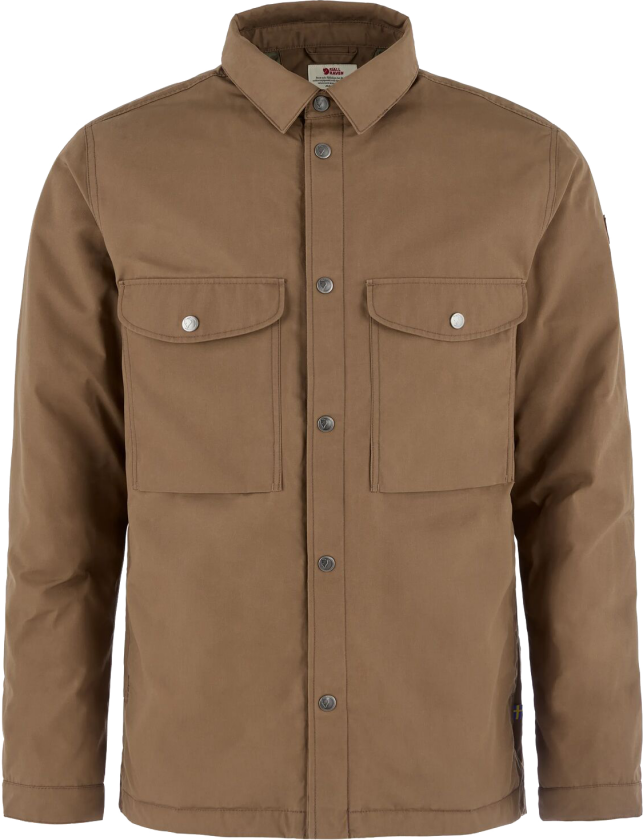 Men's Övik Down Shirt Jacket Wood Brown