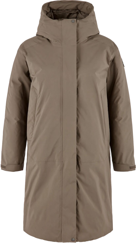 Women's Övik GORE-TEX Padded Parka Suede Brown