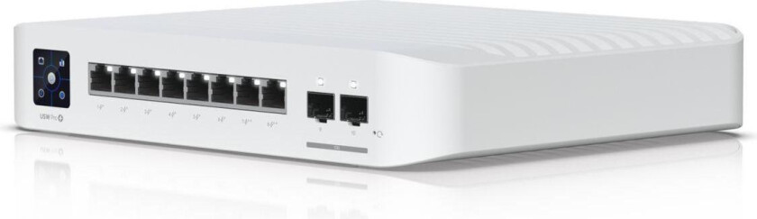 Ubiquiti Switch UniFi 8x10G RJ45/2xSFP+ Managed PoE++ 155W 1,3 Touchscreen