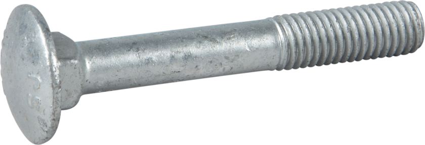 Låseskrue m8x40 din603 fzv -50 varmforsinket stål iso8677
