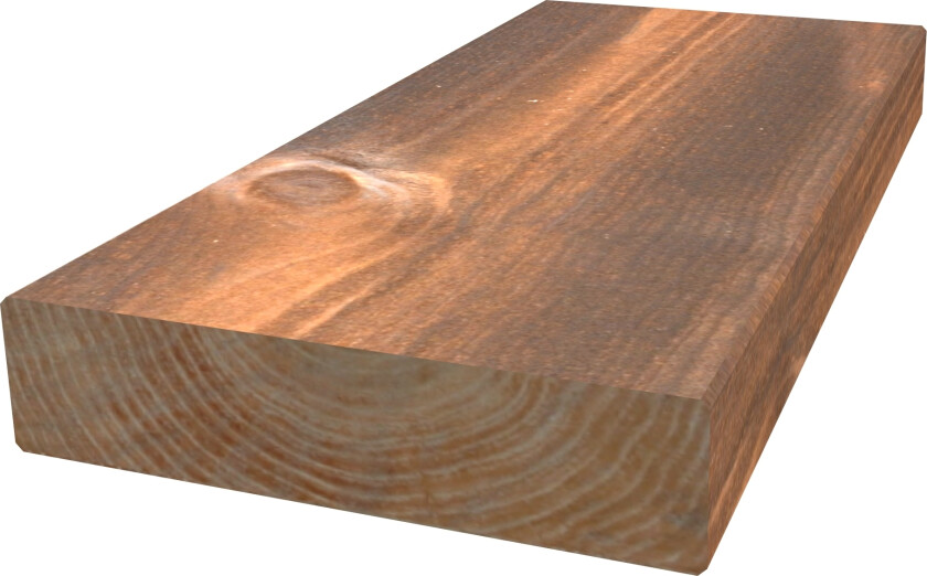 Terrassebord royalimpregnert svart Concise furu Uno 28x120 mm