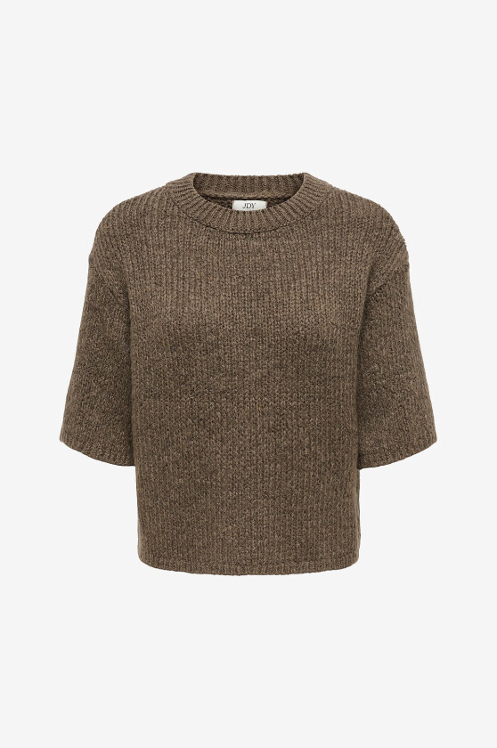 Genser Jdylinea S/S Pull O-Neck Knt - Brun