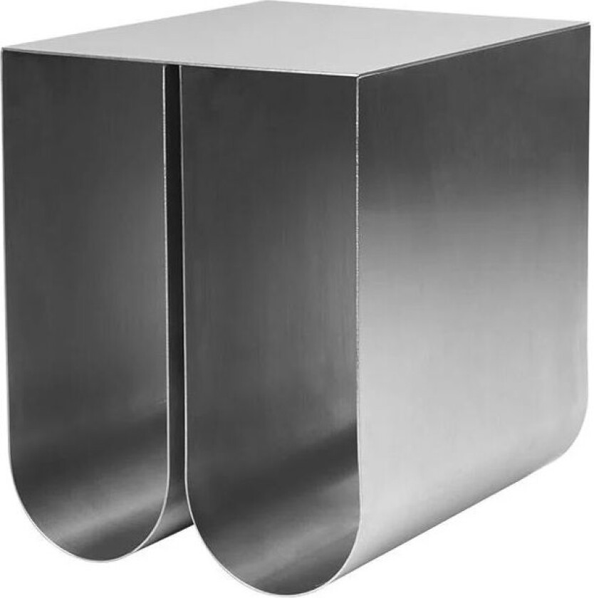 Curved sidebord stainless steel