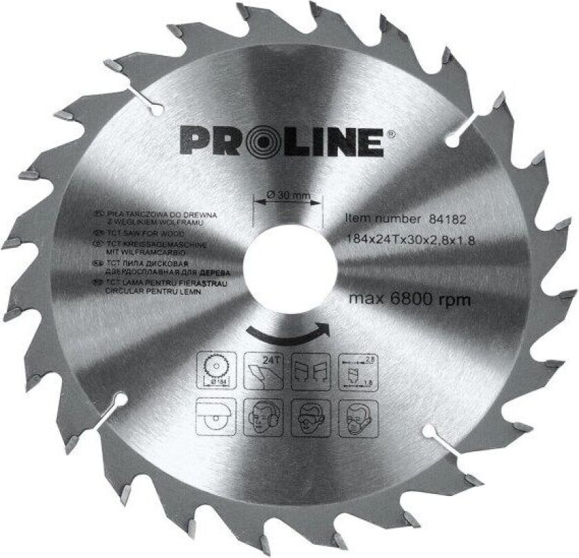 Pro-Line Wood sirkelsag 160x20mm 36 tenner. - 84164