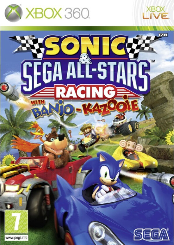 Sonic & SEGA All-Stars Racing with Banjo & Kazooie (Classics) - Microsoft Xbox 360 - Racing