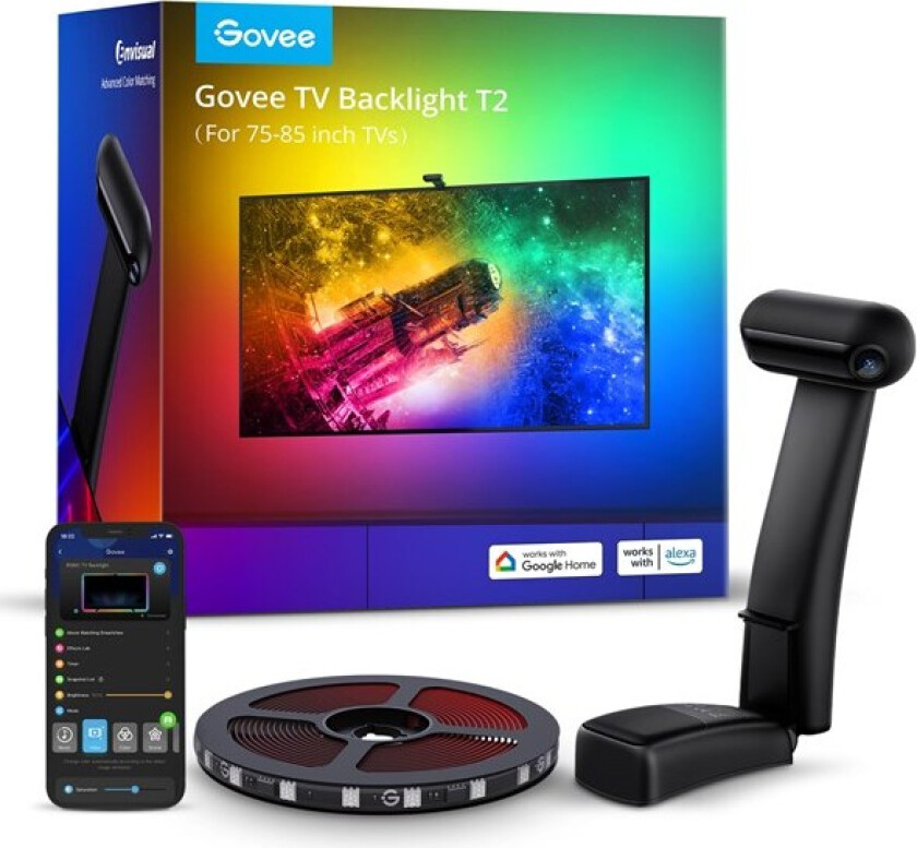 - Envisual TV Backlight T2 with Dual Cameras (75~85 inch)