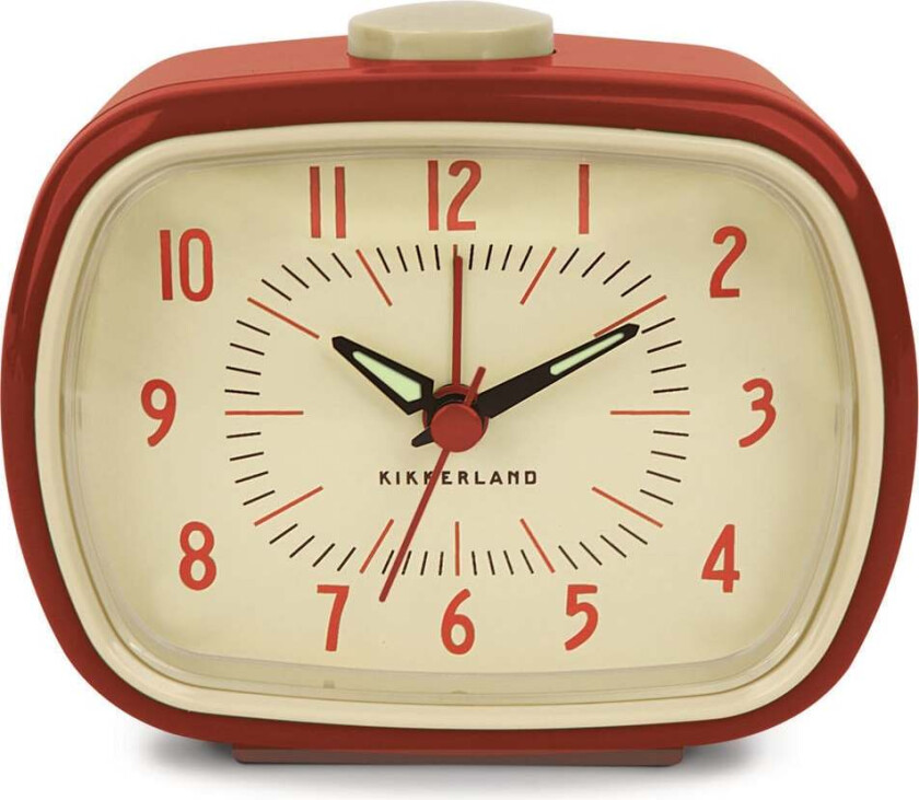 Retro Alarm Clock + Red (AC08-R-EU)