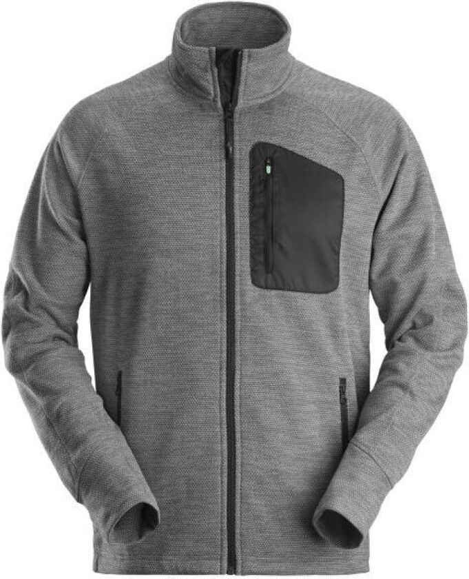 8042 FlexiWork Fleecejakke grå/svart Grå/Svart
