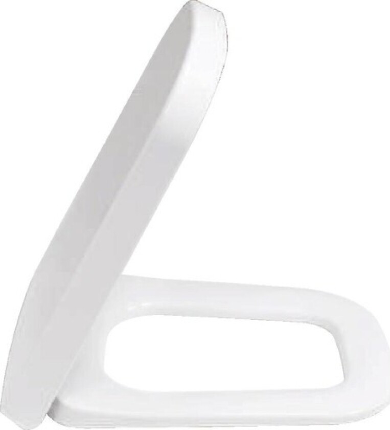 Joyce toalettsete, soft close, avtagbar, hvit