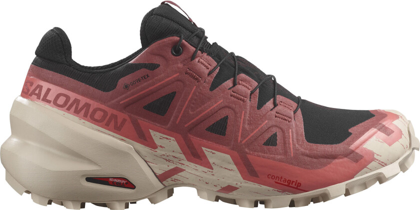 Women's Speedcross 6 GORE-TEX 36 2/3, Black/Cow Hide/Faded Rose