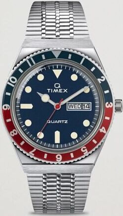 Q Diver Reissue 1979 Klokke Blå Og Rød male