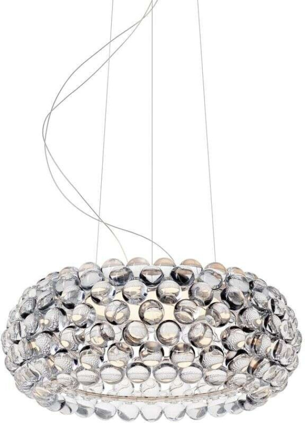 Caboche Plus Media LED Pendel Dim. Transparent