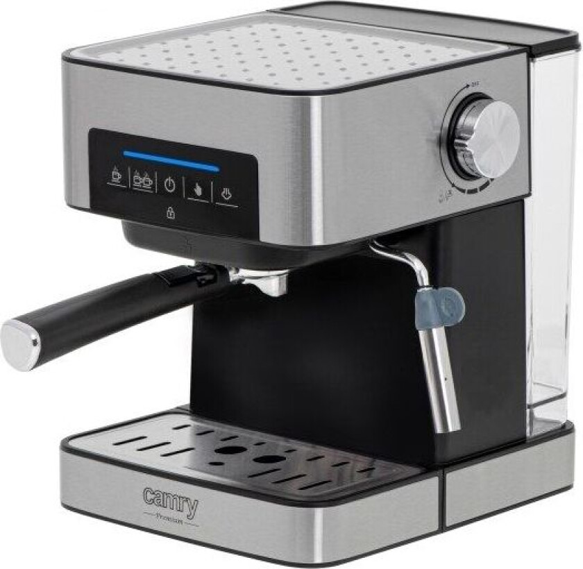 Bilde av Camry Premium CR 4410, Espressomaskin, 1,6 l, Malt kaffe, 1000 W, Sort, Rustfritt stål