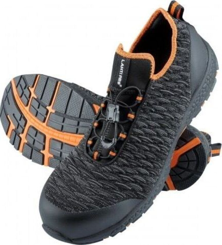 Lahti Pro 3D KNITTED SHOES BLACK-GRAY-POM, S1 SRC, "42", CE, LAHTI