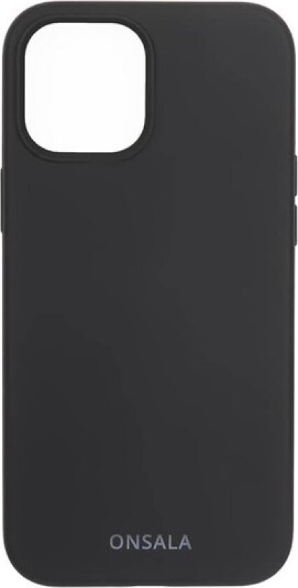 Phone Case Silicone Black - iPhone 12 / 12 Pro