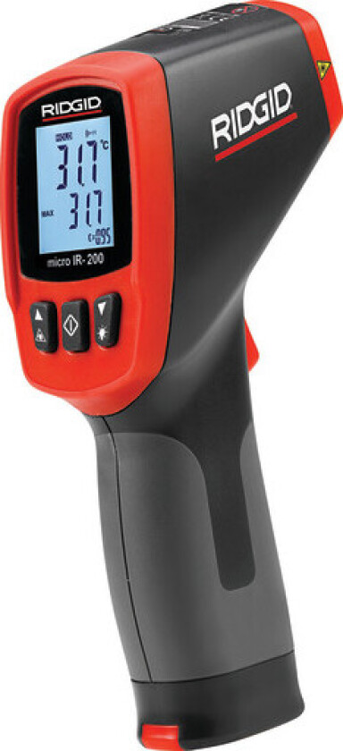 Ridgid IR-200 Termometer infrarød, med batteri