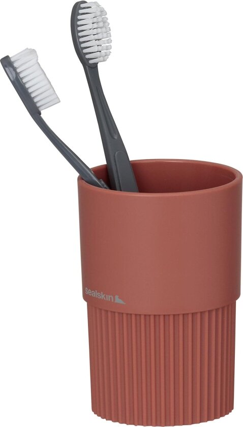 Brave Tannglass Mørk Rosa