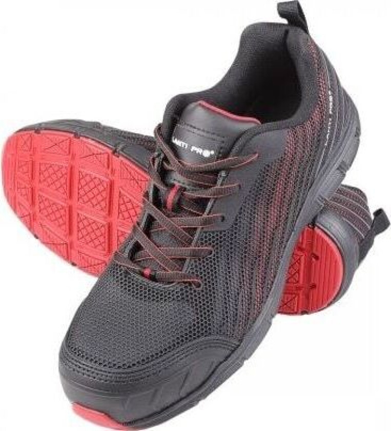 Lahti Pro Boots KPU Mesh Knit, Black Red, S1 SRC, "39" (L3041739)