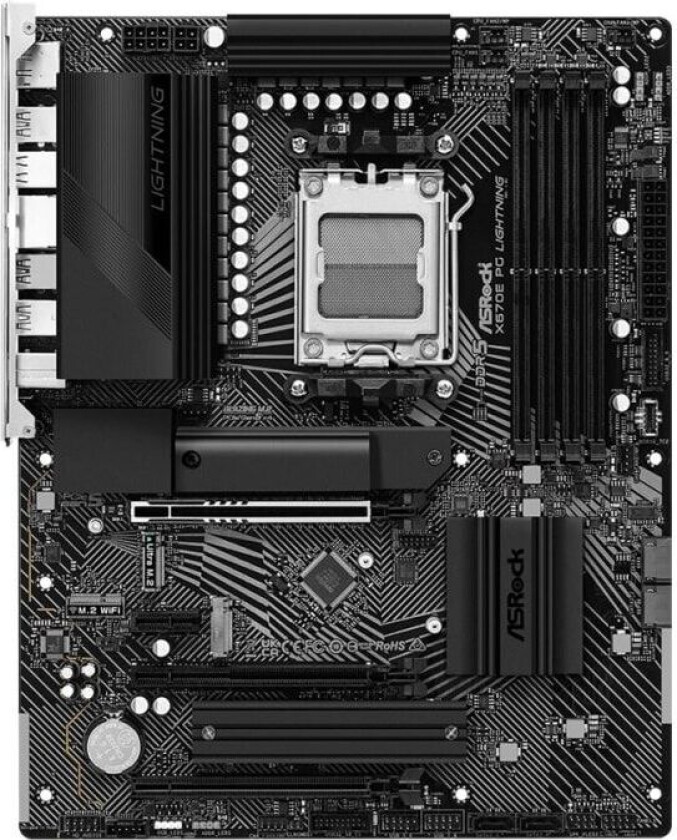 X670E PG Lightning Hovedkort - AMD X670E - AMD AM5 socket - DDR5 RAM - ATX