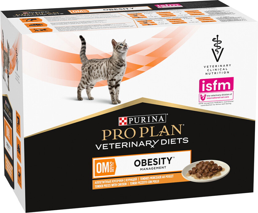 Feline OM ST/OX Obesity Management Kylling - 20 x 85 g