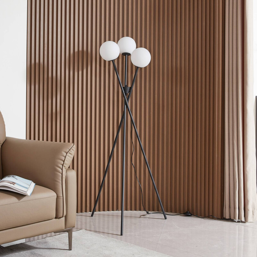 Visata gulvlampe, stativ, 3 lys