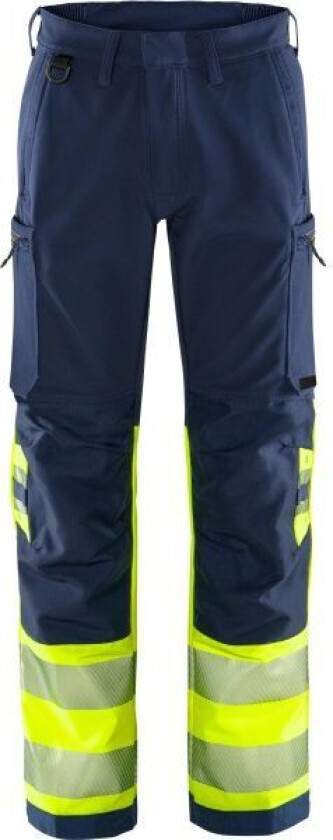 2647 GSTP Arbeidsbukse varsel, Gul/Marineblå Varsel, Gul/Marineblå