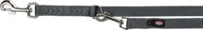 Premium adjustable leash L-XL: 2.00 m/25 mm graphite