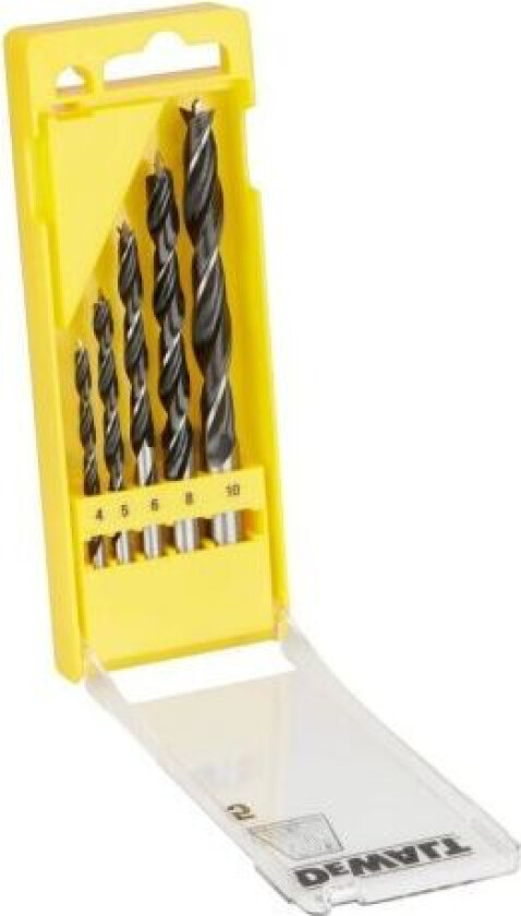 Dewalt DT4535-QZ Trebor 5-pakning, 4, 5, 6, 8 og 10 mm